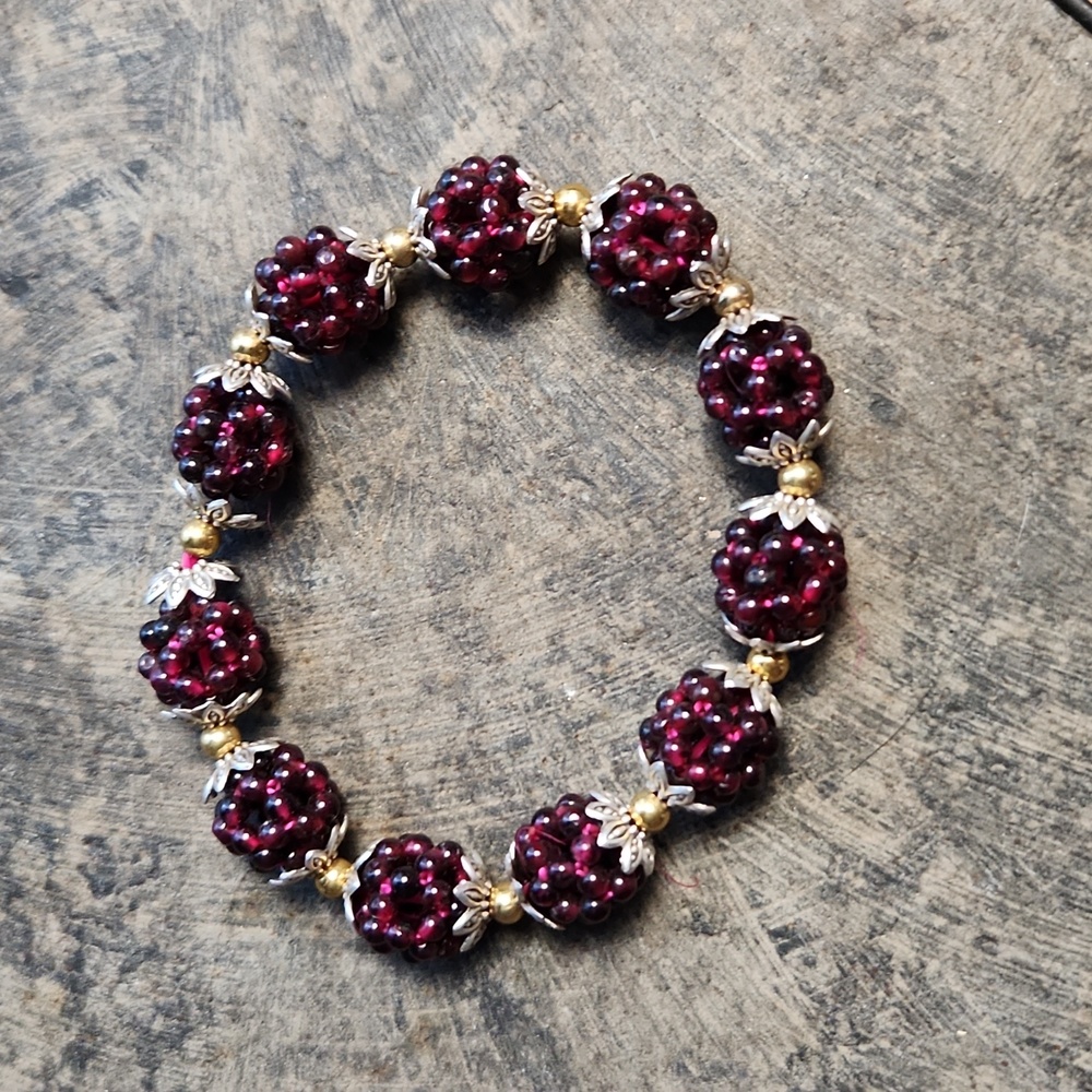 Garnet bracelet
